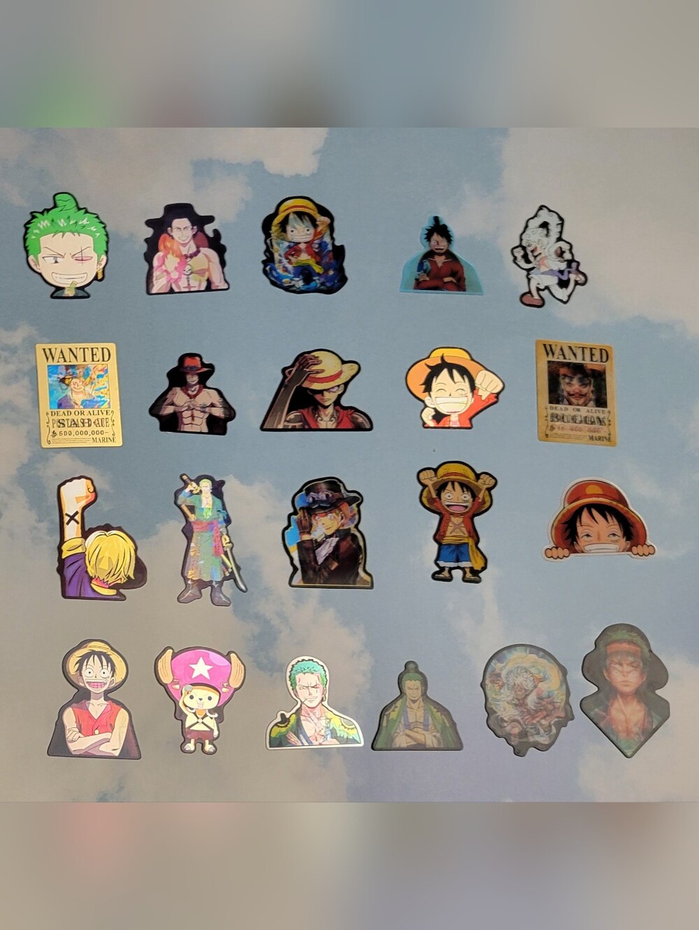 One Piece 3D Stickers Set Of 5 - Picture 10 of 10